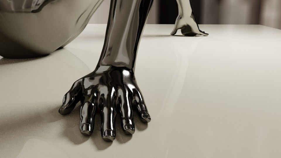 Statue SUSY 3D model_6