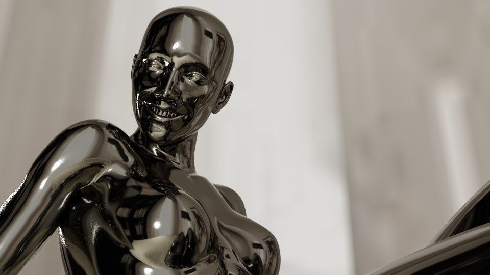 Statue SUSY 3D model_4