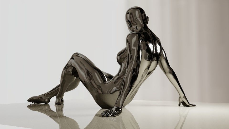 Statue SUSY 3D model_2