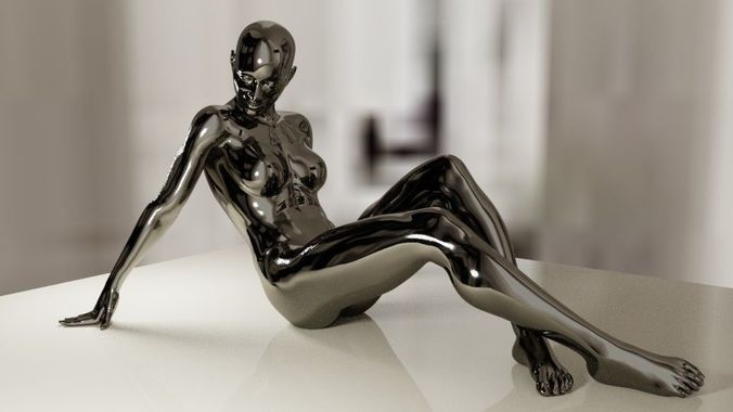 Statue SUSY 3D model
