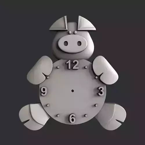 3d STL models for CNC clock pig