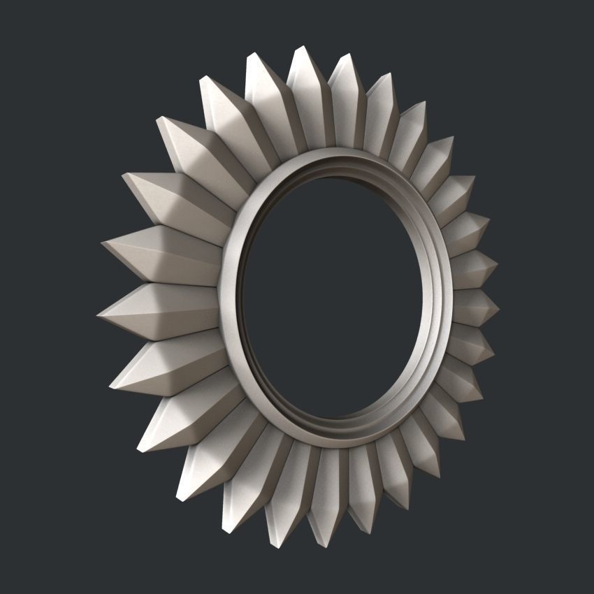 3d STL models for CNC frames mirrors 3D model_2