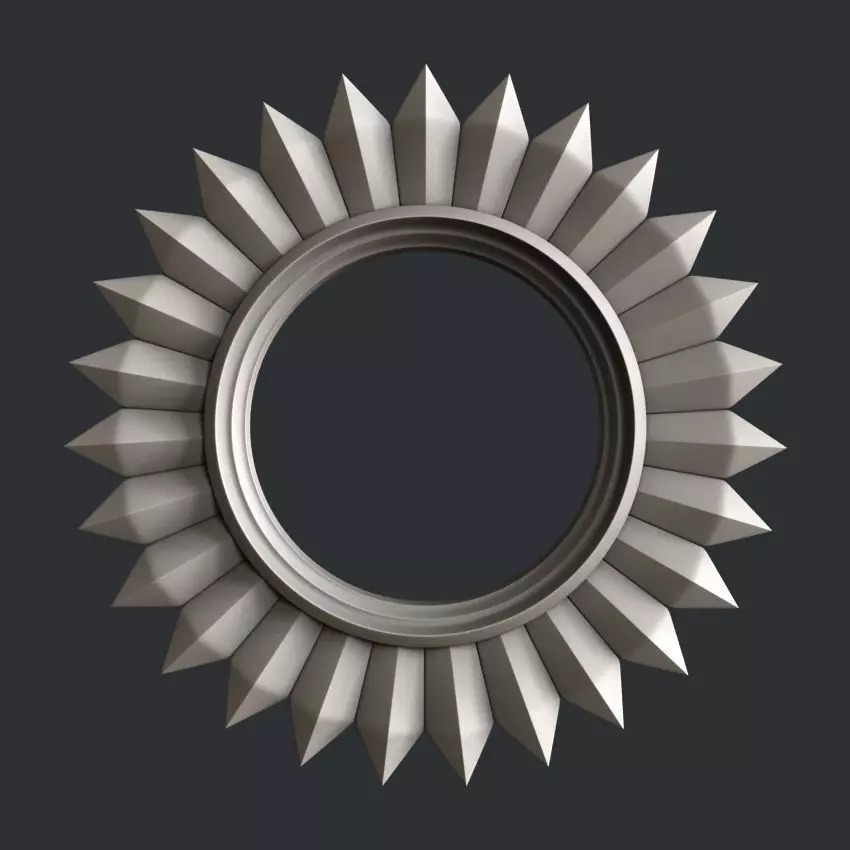 3d STL models for CNC frames mirrors 3D model_0