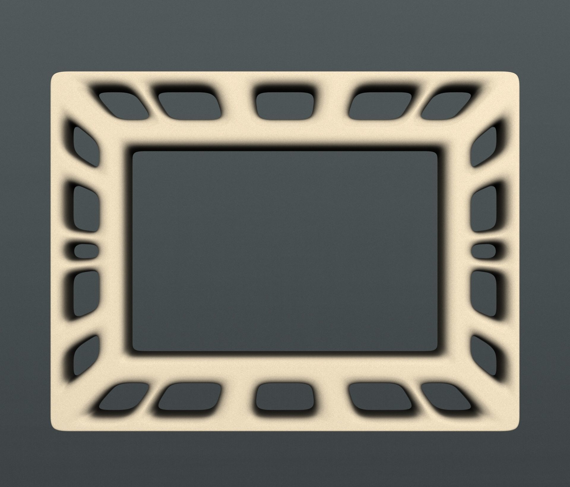 3d STL models for CNC set photo frames 3D model_9