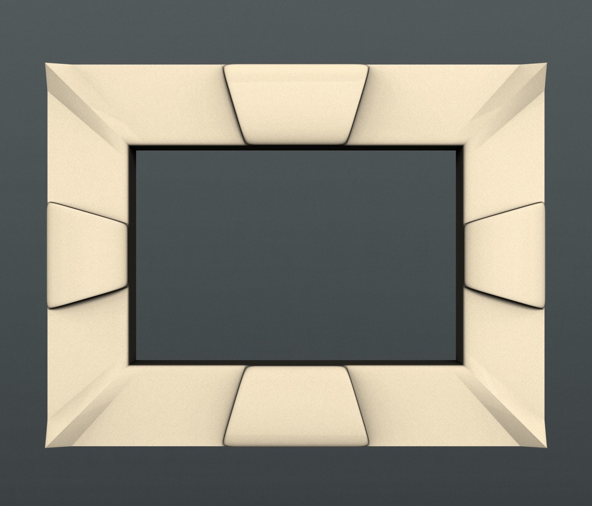 3d STL models for CNC set photo frames 3D model_5