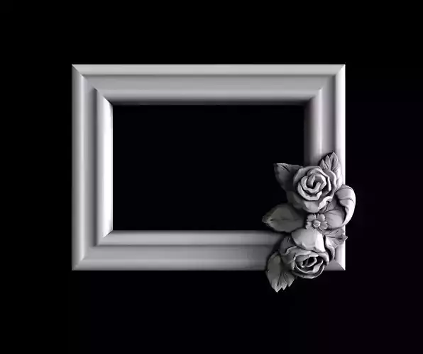 3d STL models for CNC photo frame rosses 3D model