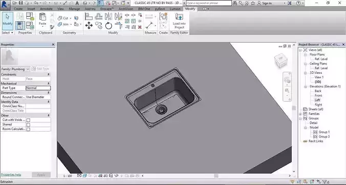 CLASSIC 45 LTR NO BY PASS