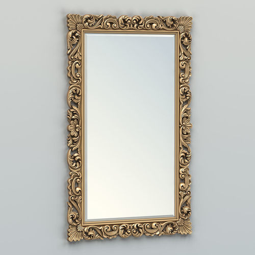 Rectangle mirror frame 013 3D model
