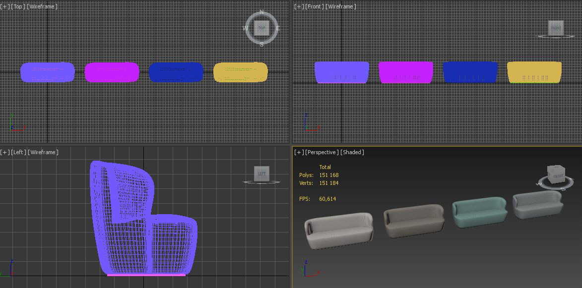 Gubi Collection Stay sofa 3D model_8