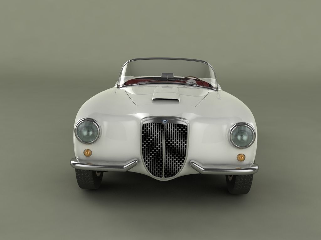 Lancia Aurelia B24 3D model_4