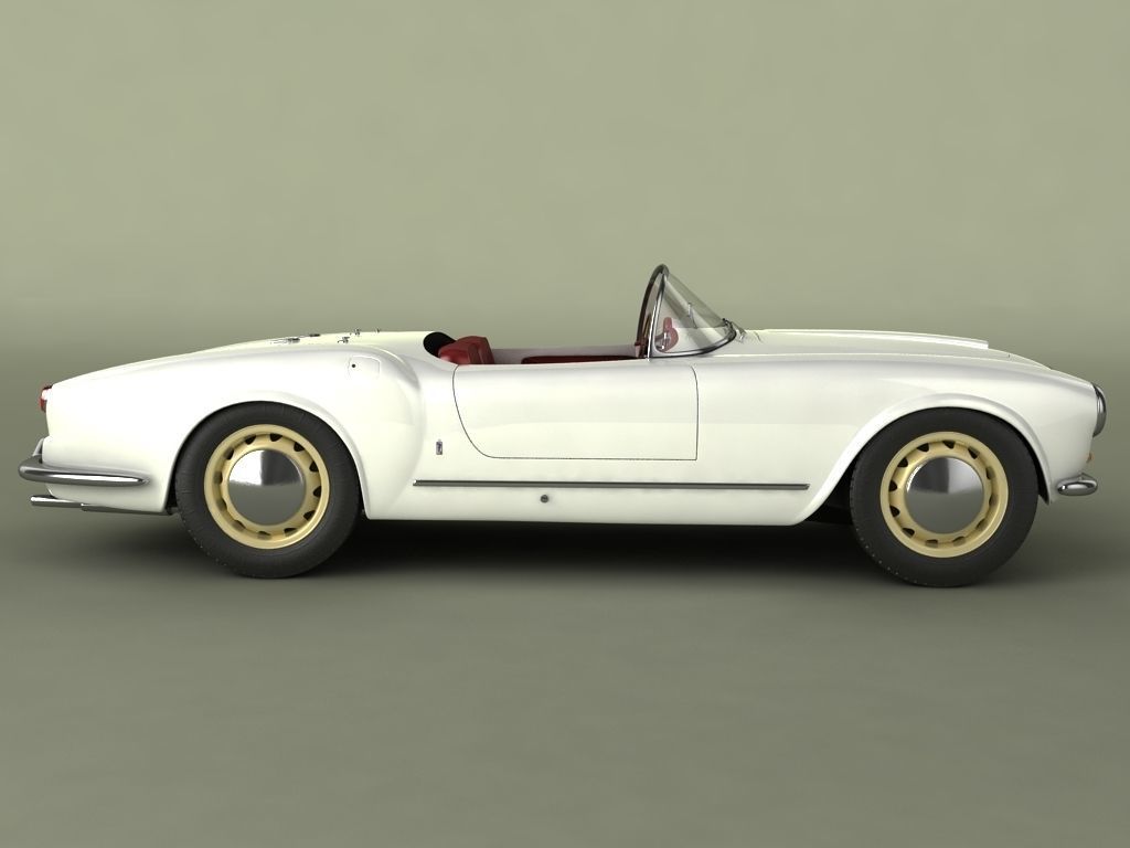 Lancia Aurelia B24 3D model_1