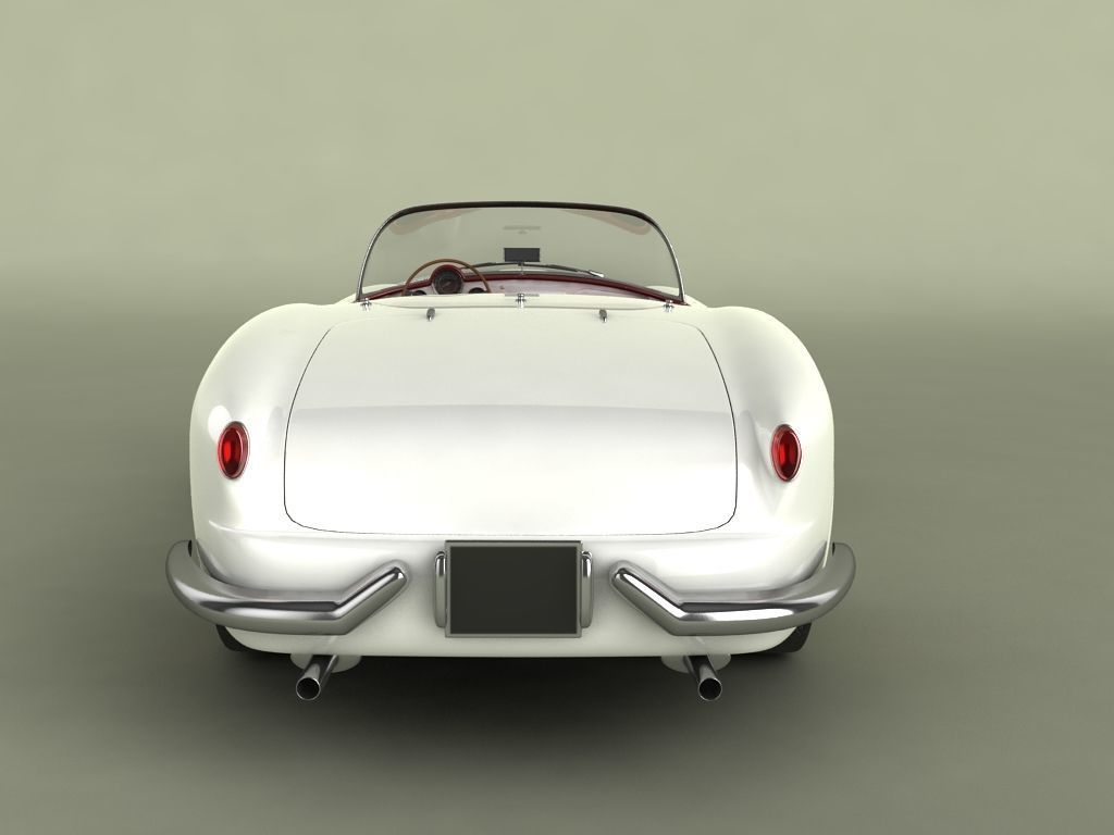 Lancia Aurelia B24 3D model_3