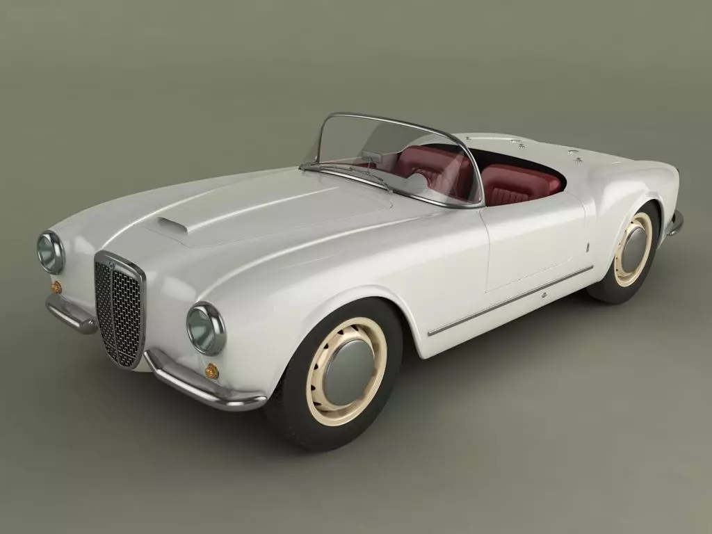 Lancia Aurelia B24 3D model_0