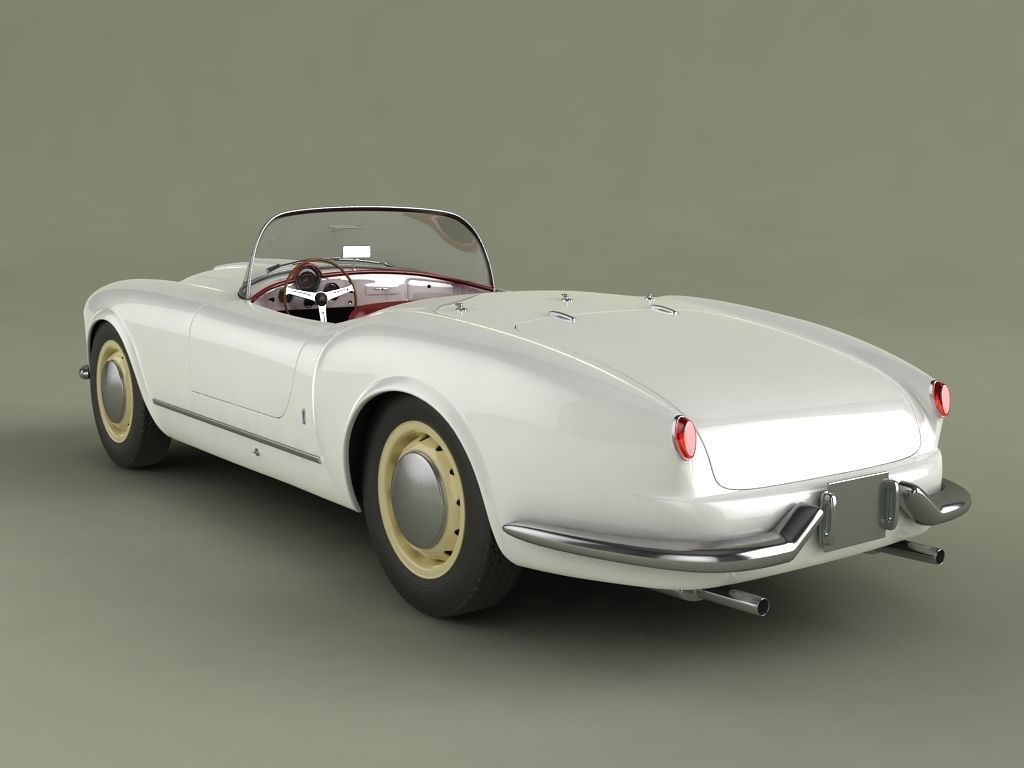 Lancia Aurelia B24 3D model_2