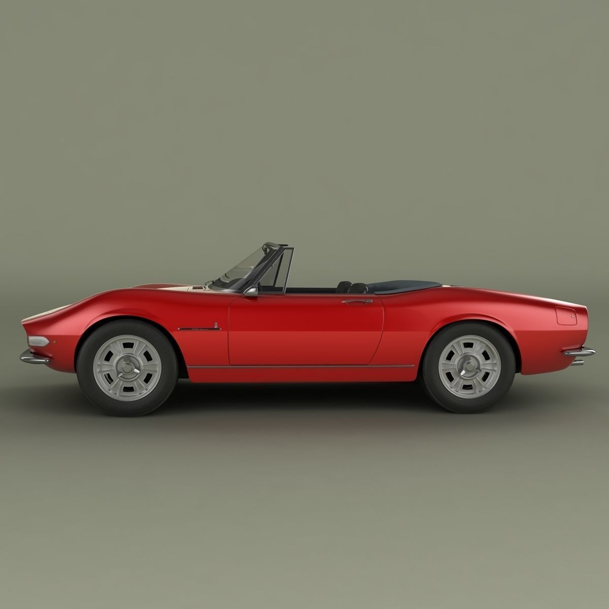 Fiat Dino Spider 3D model_1