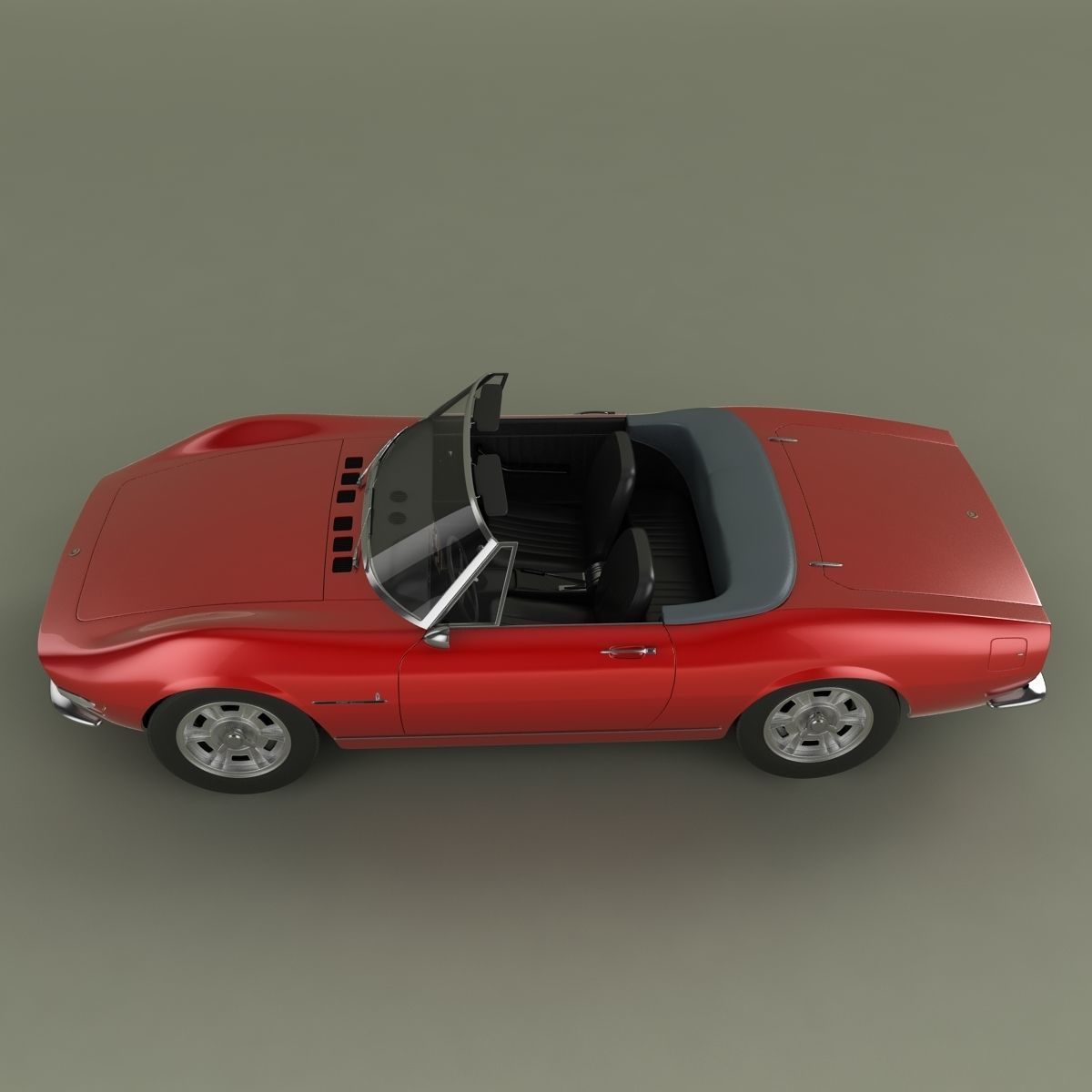Fiat Dino Spider 3D model_8