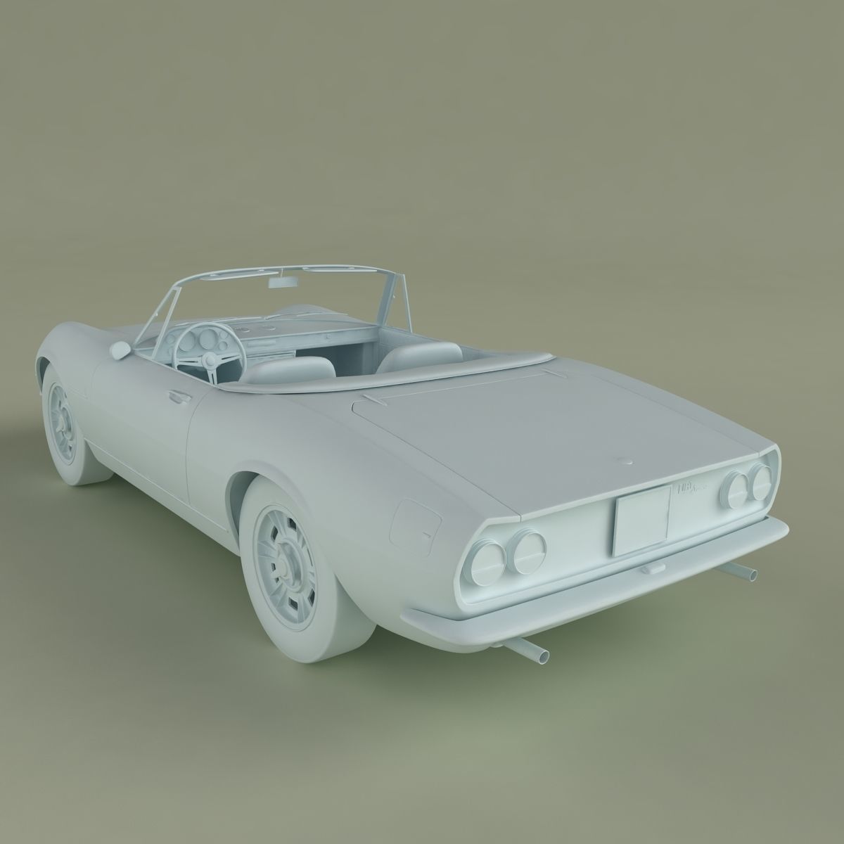 Fiat Dino Spider 3D model_11