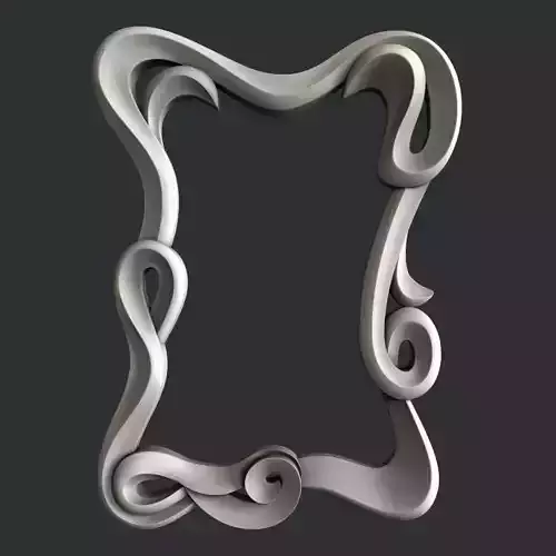 3d STL models for CNC frames mirror