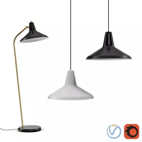 Gubi lampadaire G10 floor and ceiling lamps
