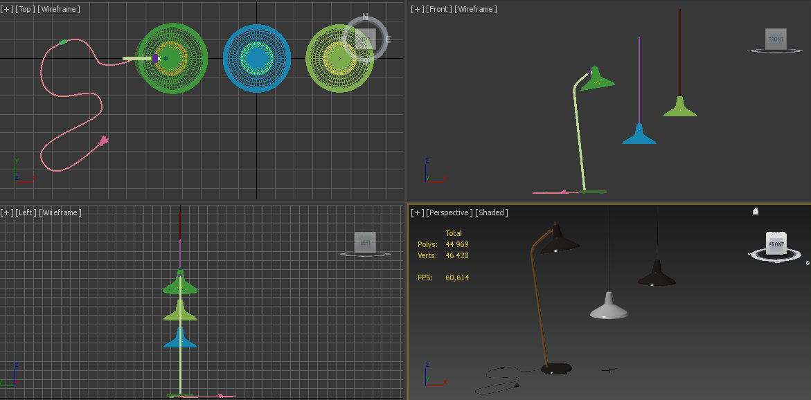 Gubi lampadaire G10 floor and ceiling lamps 3D model_5