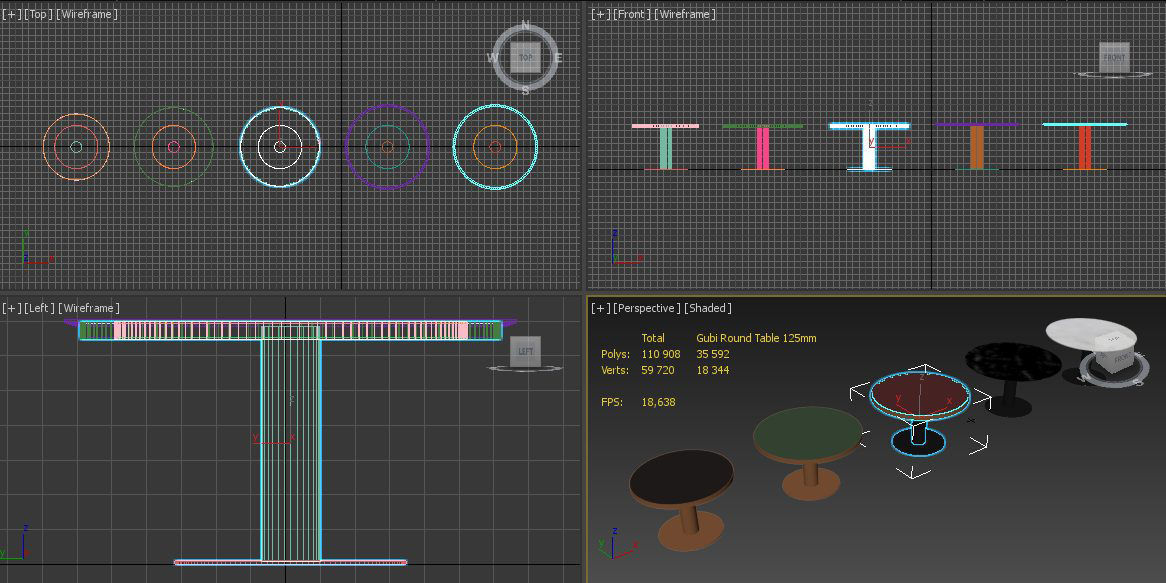 Gubi Round Table 3D model_5