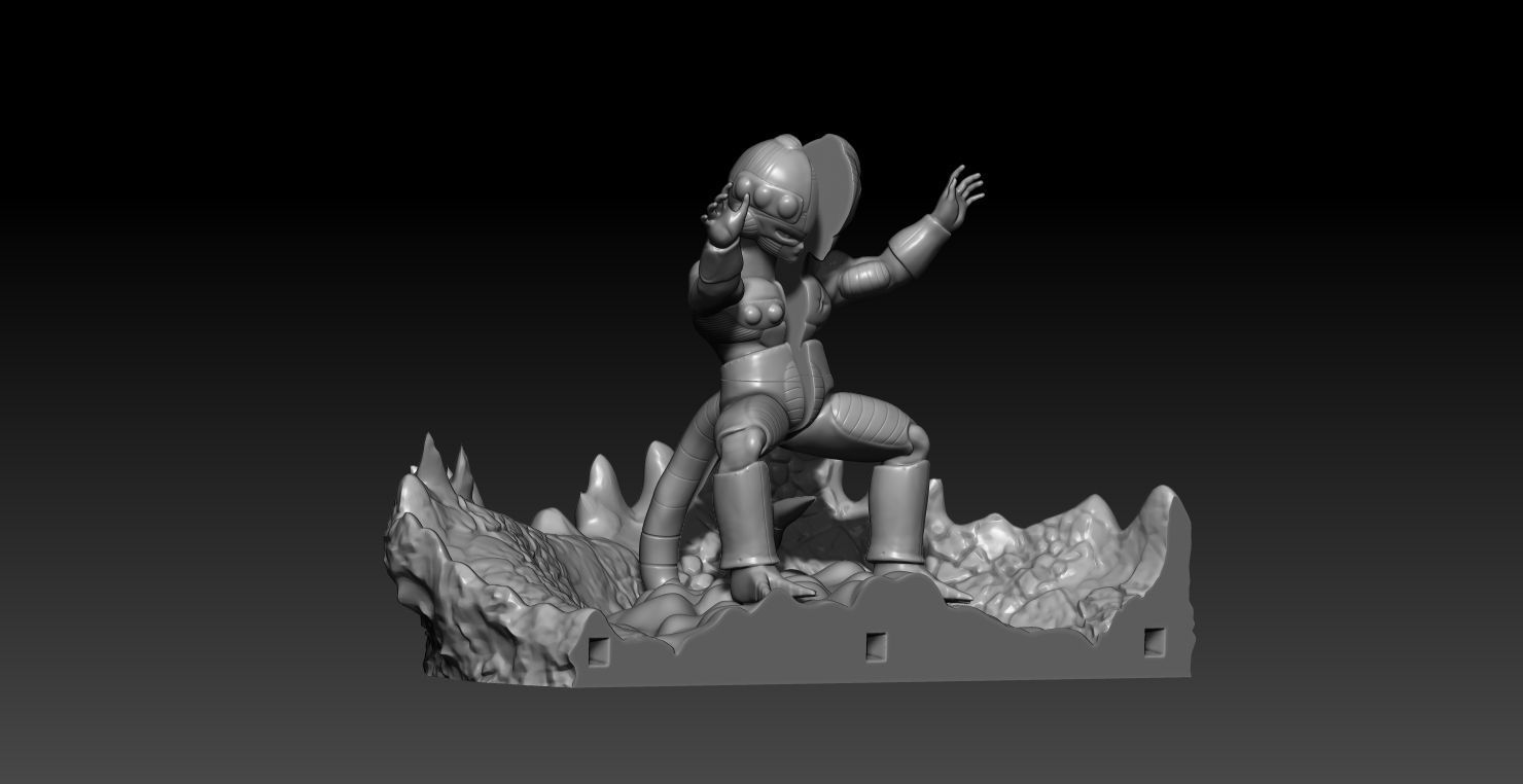 Mecha Frieza VS Future Trunks all 3D print model_3