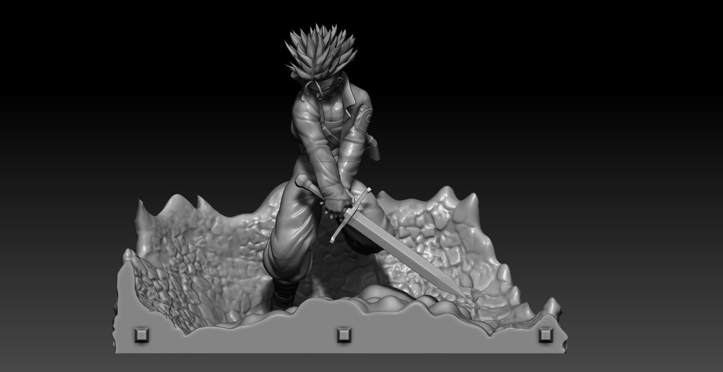 Mecha Frieza VS Future Trunks all 3D print model_6