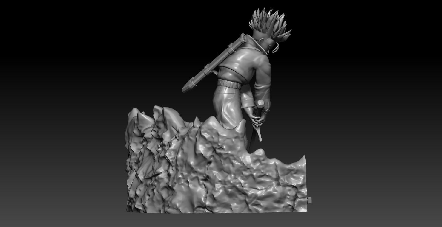 Mecha Frieza VS Future Trunks all 3D print model_10