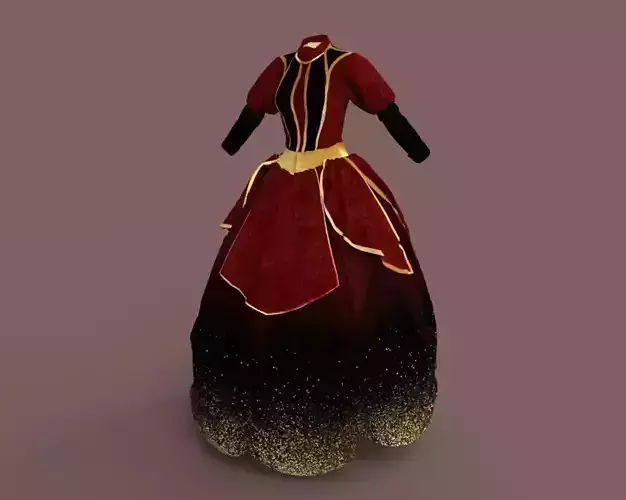 Victorian dress model