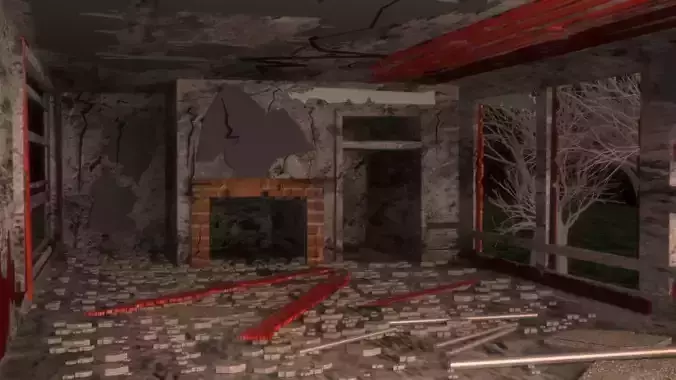 Horror Environment 3D model