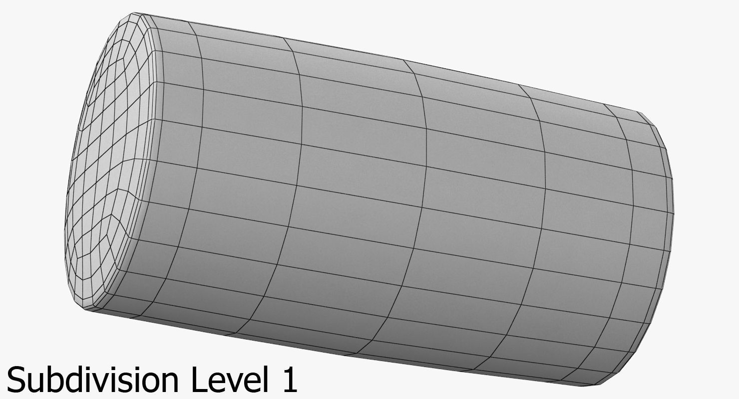 Wine Cork Low-poly 3D model_11
