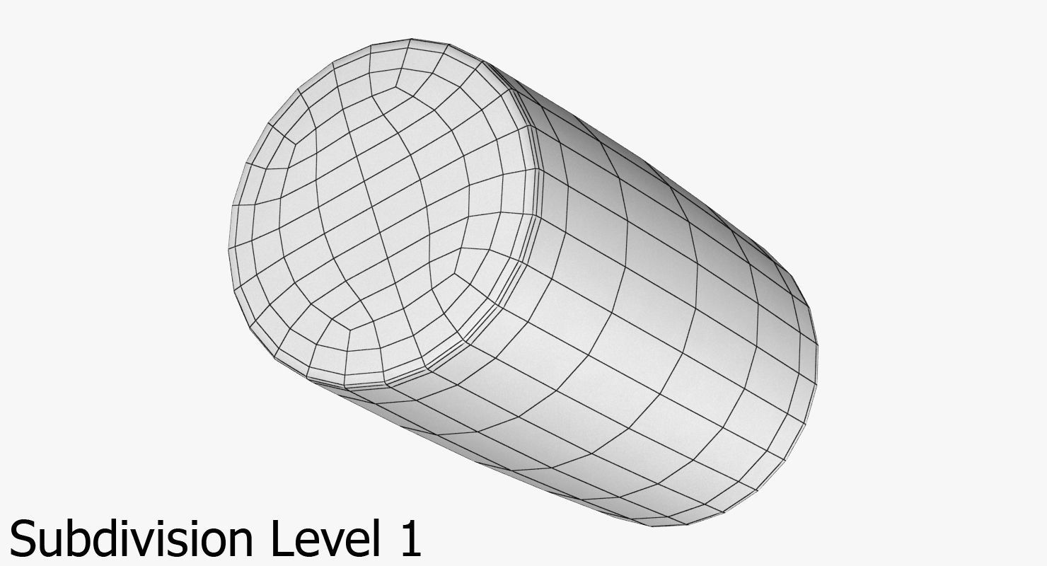 Wine Cork Low-poly 3D model_8