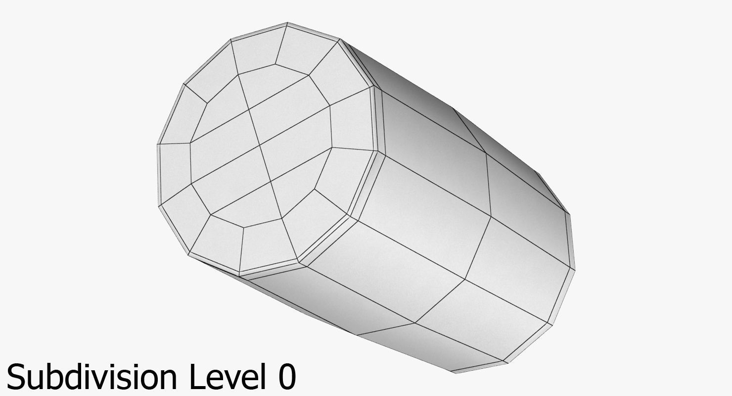 Wine Cork Low-poly 3D model_7