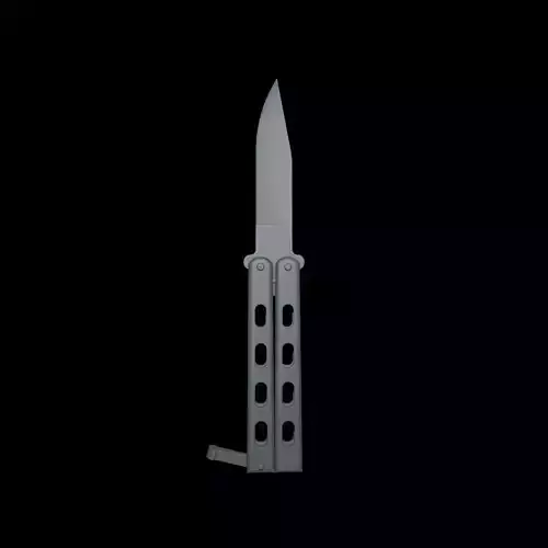 Butterfly Knife Balisong Weapon Free 3D model