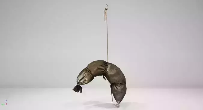 Medieval long hanging bags 2 