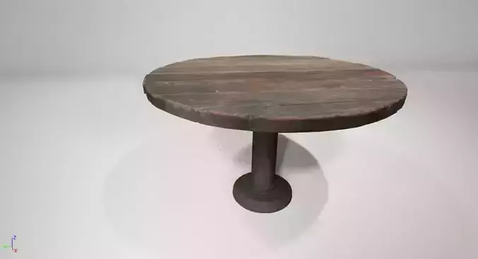 26- Round Table medieval quality UE4