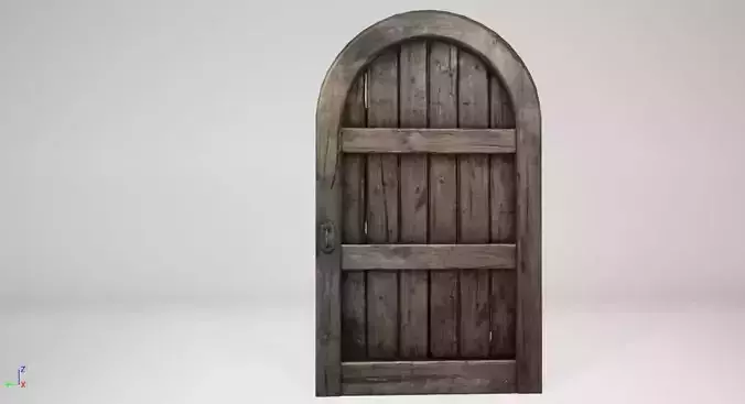 medieval wooden UE4 quality Low-poly 3D model