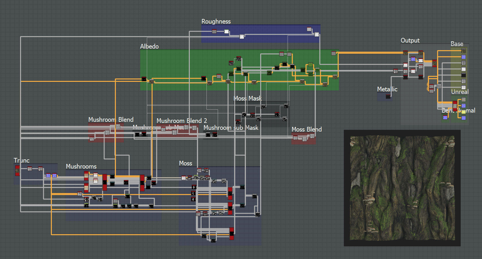 Knotty Tree PBR Tileable Material Texture_8