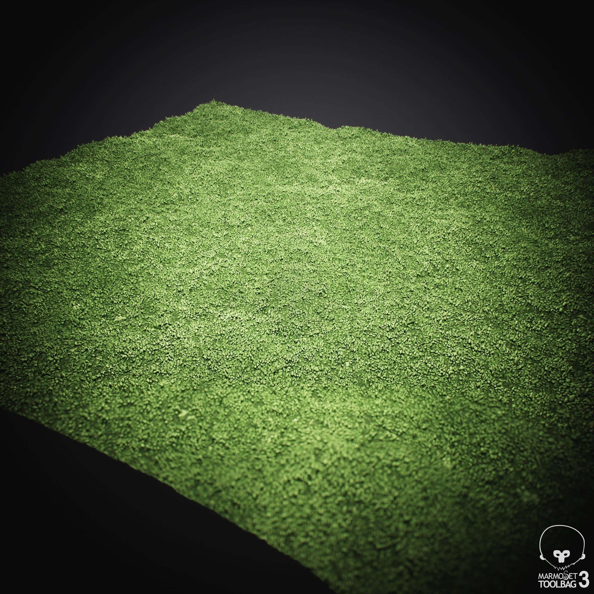 Moss PBR Tileable Material Texture_2