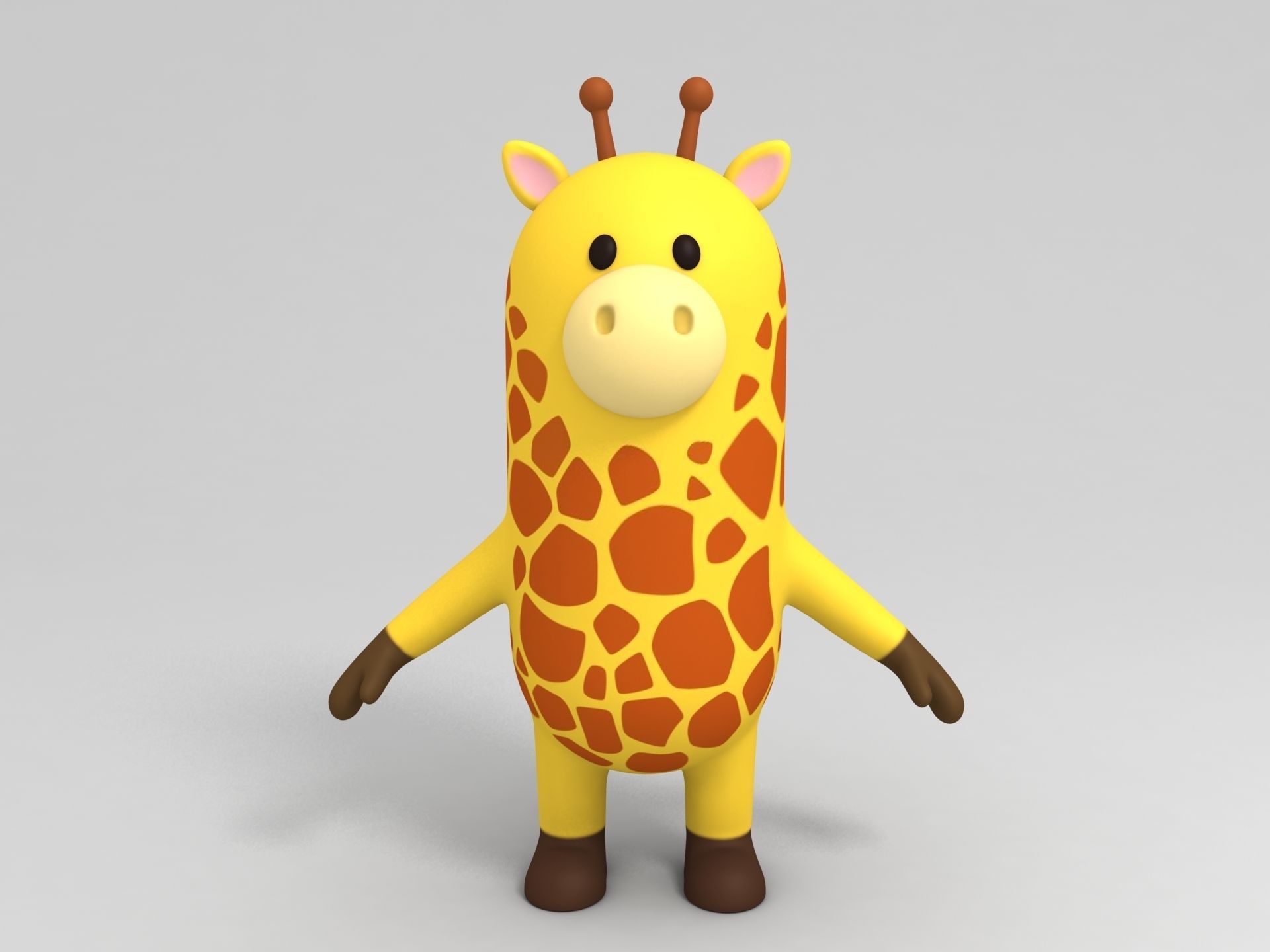 Cartoon Animals Model Pack 2 3D model_2