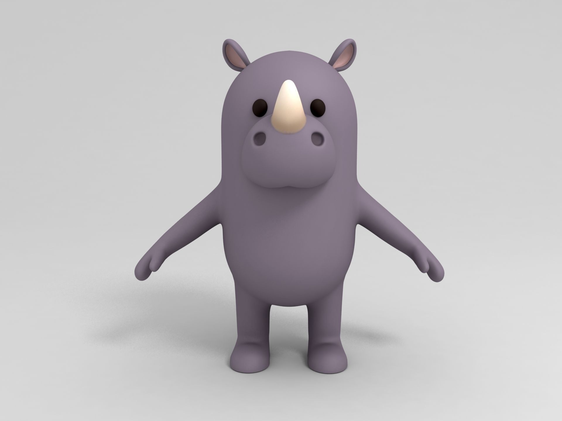 Cartoon Animals Model Pack 2 3D model_3