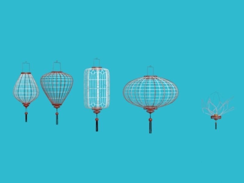 Lantern HoiAn Pack 3D model_10