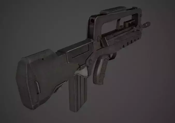 Famas F1 Low Poly Low-poly 3D model