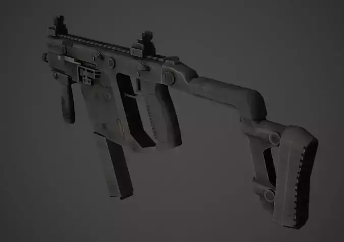KRISS Vector Low Poly Low-poly 3D model