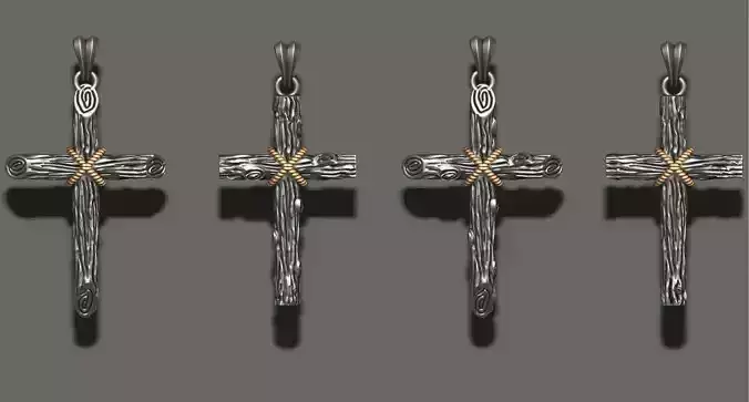 cross pendant pack 3D print model