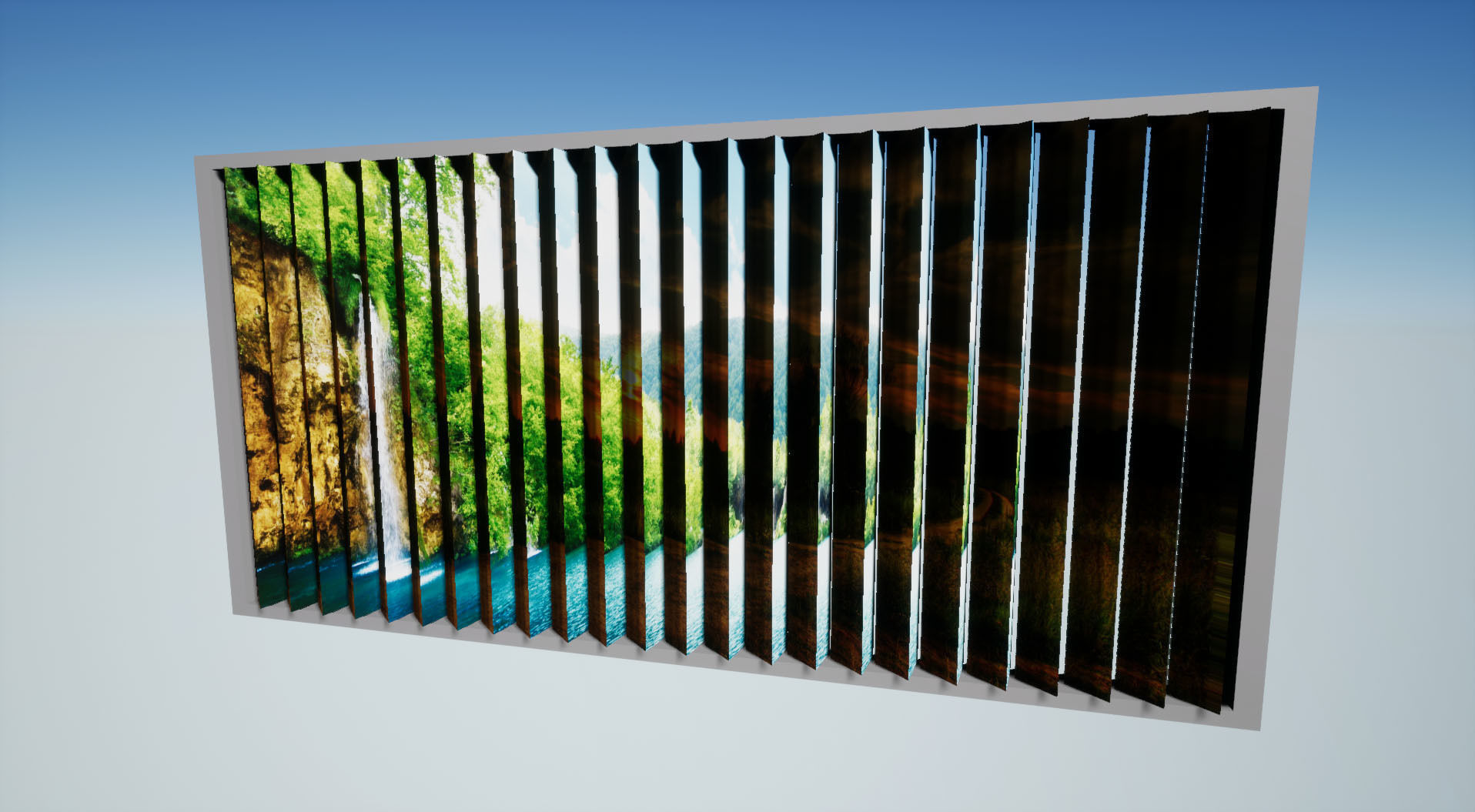 Prismatic 3-View Display Signage Low-poly 3D model_4