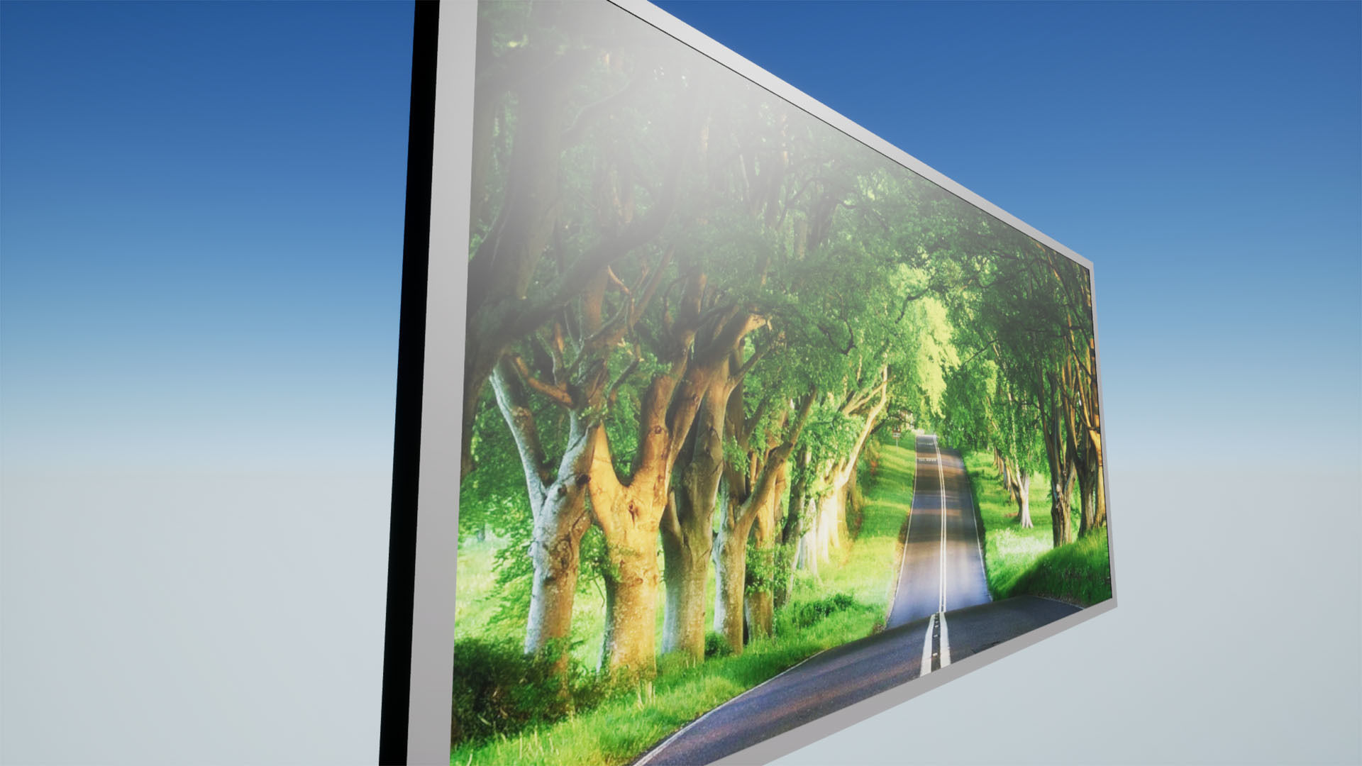 Prismatic 3-View Display Signage Low-poly 3D model_5