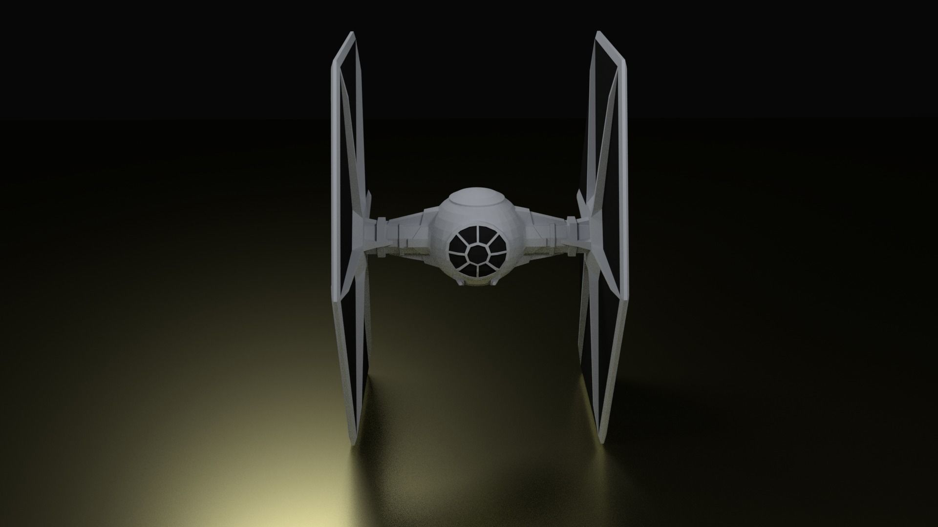 TIE Fighter 3D print model_1