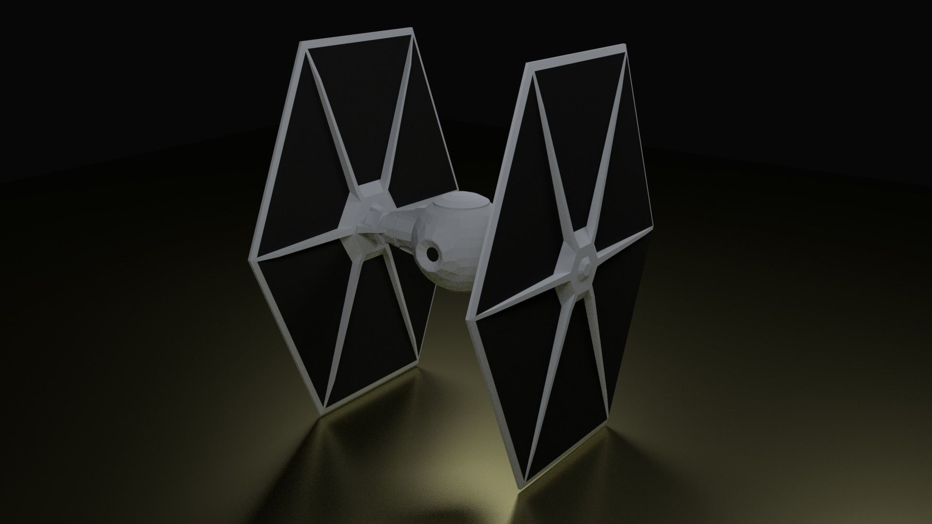 TIE Fighter 3D print model_4