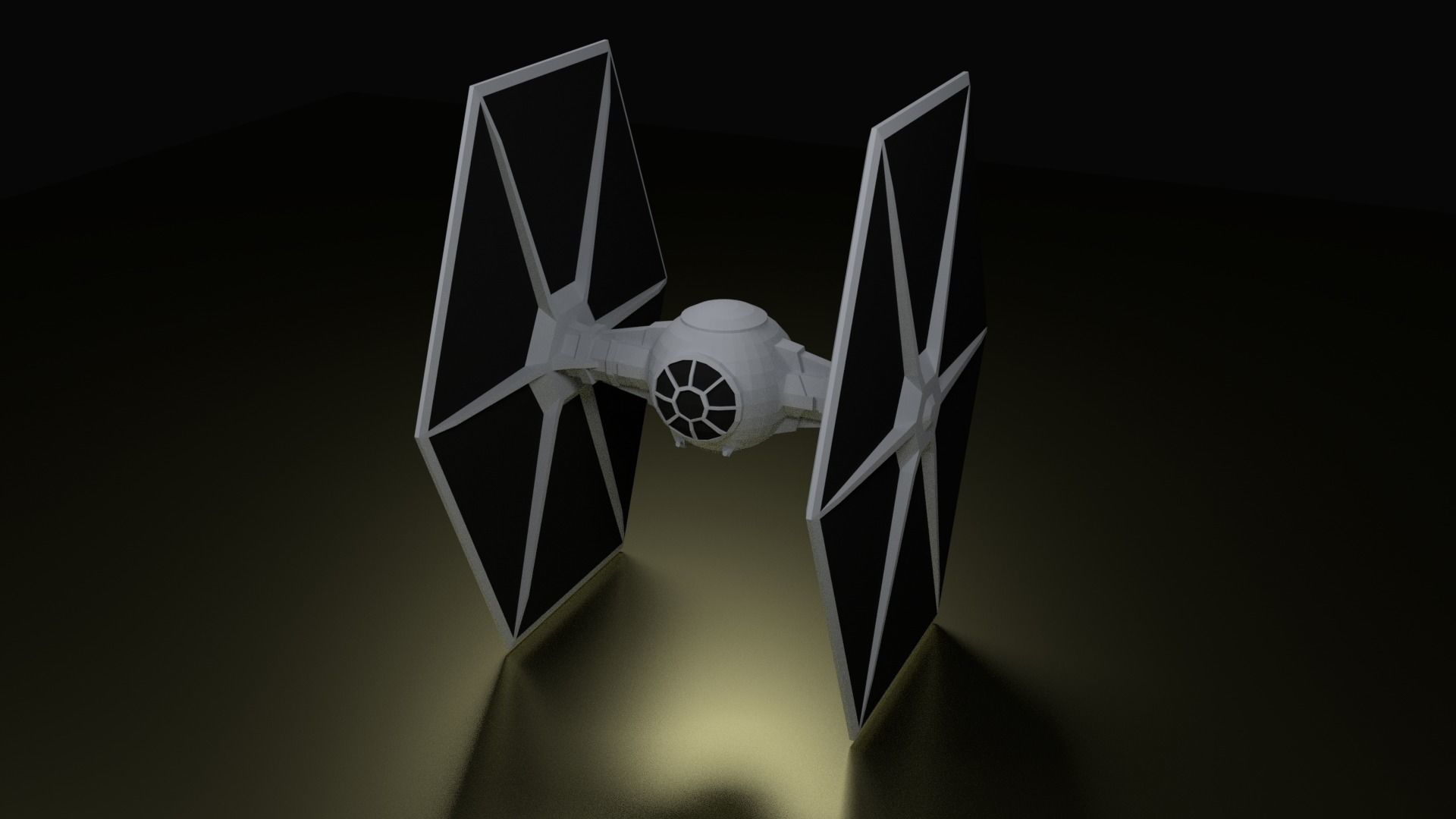 TIE Fighter 3D print model_2